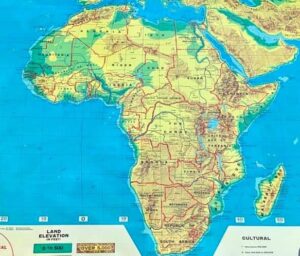 A map of the country Africa