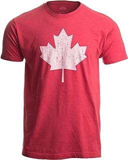 A Canada shirt with a maple leaf on it