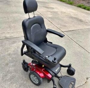 An amigo wheelchair