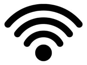 A wifi symbol