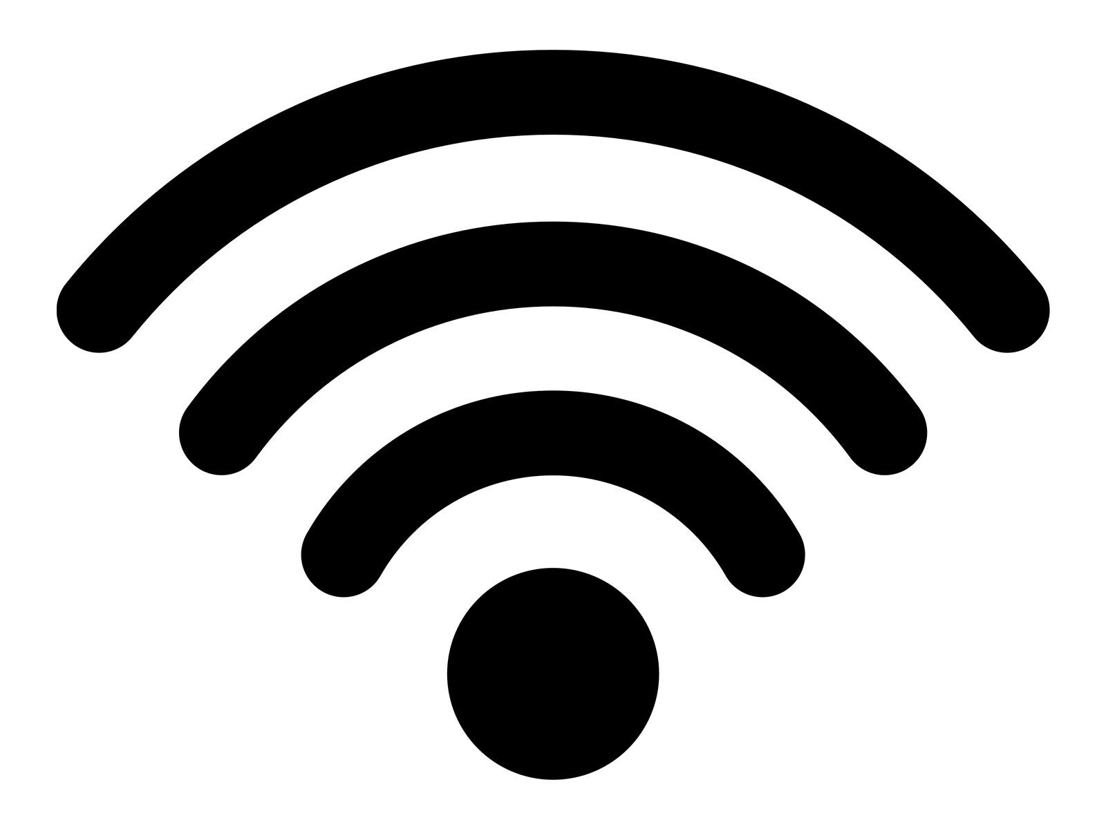 A wifi symbol