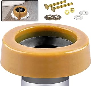 A new toilet ring with screws and washers