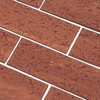 A picture of red brick up close